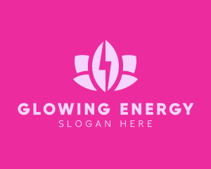 Lightning Lotus Spa logo design