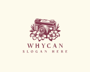Footage - Camera Floral Photography logo design
