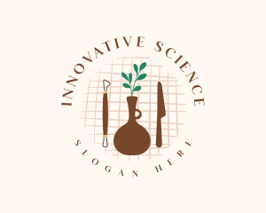 Sculpting - Vase Pottery Tools logo design