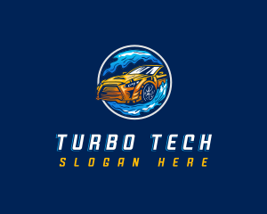 Turbo - Automotive Car Cleaning logo design