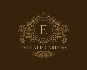 Garden Wedding Event logo design