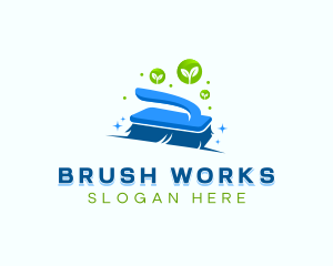 Brush - Eco Cleaning Brush logo design