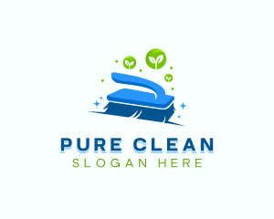 Eco Cleaning Brush logo design