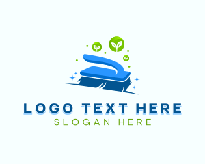 Clean - Eco Cleaning Brush logo design