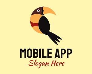 Tropical Toucan Bird Logo