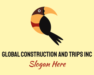 Amazon - Tropical Toucan Bird logo design