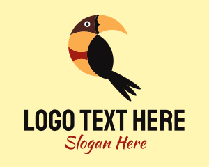 Tropical Toucan Bird Logo