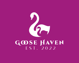 Goose - Swan Bird Sanctuary logo design