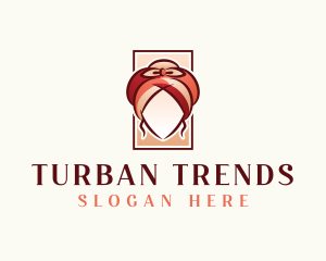 Turban - Woman Turban Fashion logo design