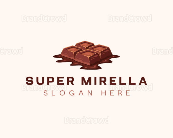 Sweet Chocolate Candy Logo