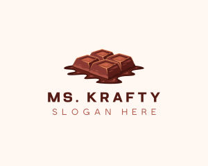 Sweet Chocolate Candy Logo