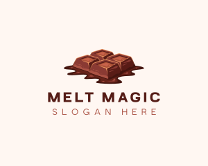 Melt - Sweet Chocolate Candy logo design