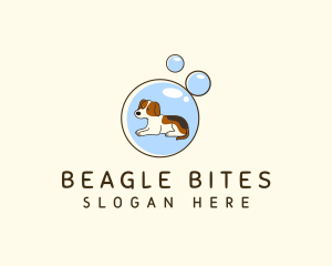 Dog Bubble Bath logo design