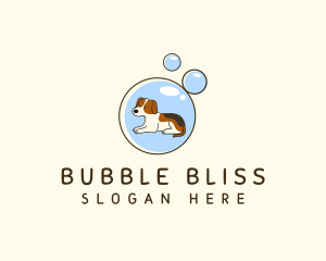 Bubble - Dog Bubble Bath logo design