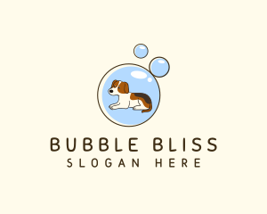 Dog Bubble Bath logo design