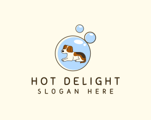 Dog Bubble Bath logo design