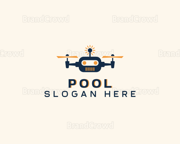 Aerial Robot Drone Logo