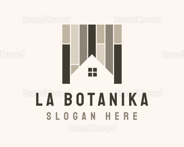 House Floorboard Tile Logo