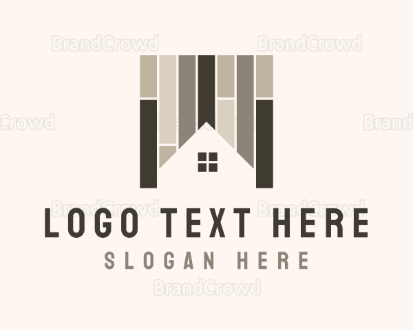 House Floorboard Tile Logo