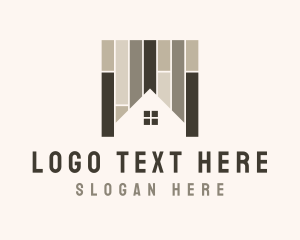 Contractor - House Floorboard Tile logo design