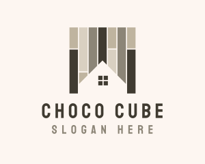 House - House Floorboard Tile logo design