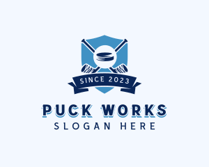 Puck - Hockey Varsity Tournament logo design