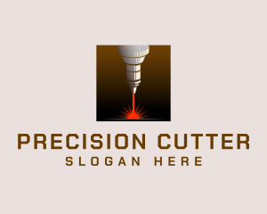 Cutter - Laser Cutter Machine logo design