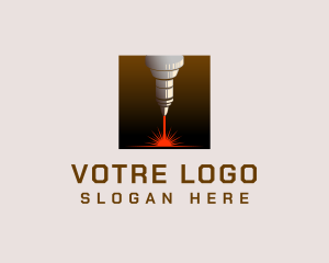 Machinery - Laser Cutter Machine logo design