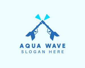 Water - Water Pressure Washing logo design