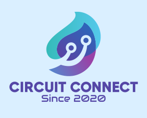 Circuits - Colorful Electrical Circuits logo design