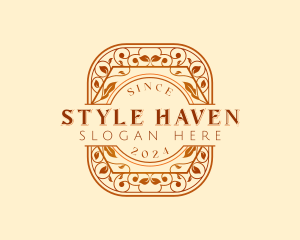 Luxury Floral Vine Logo