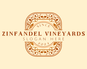 Luxury Floral Vine logo design