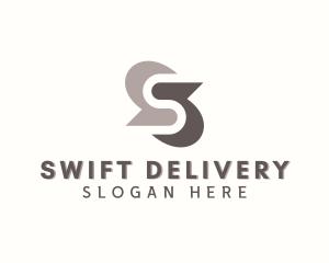 Freight Delivery Letter S logo design