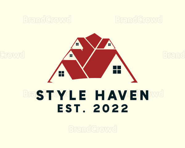 Residential Apartment Neighborhood Logo