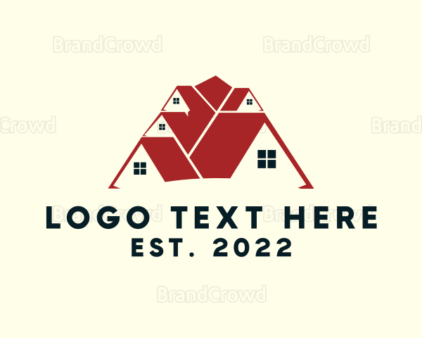 Residential Apartment Neighborhood Logo