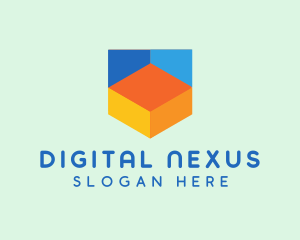 Colorful Digital Tech  logo design