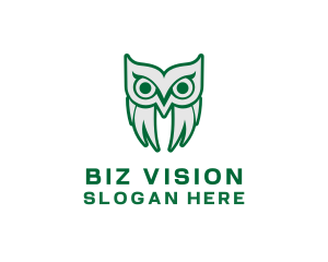 Old Bird Owl logo design