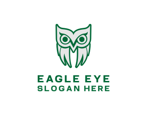 Old Bird Owl logo design