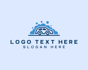 Panel Beater - Car Wash Bubble Cleaning logo design