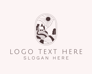 Mountain - Homestead House Farm logo design