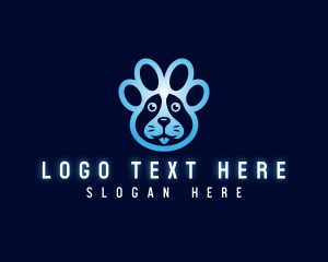 Paw Print Veterinary logo design