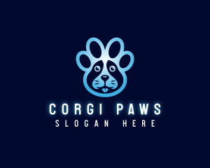 Paw Print Veterinary logo design