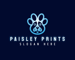 Paw Print Veterinary logo design