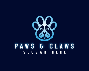 Paw Print Veterinary logo design