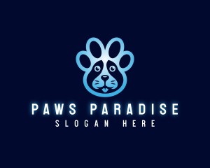 Paw Print Veterinary logo design