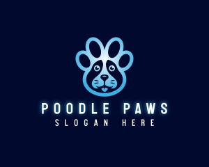 Paw Print Veterinary logo design