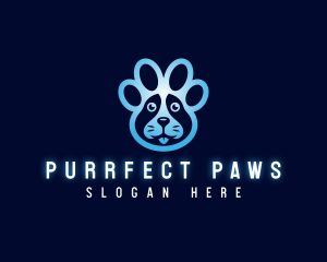 Paw Print Veterinary logo design