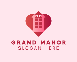 Heart Mansion Care logo design