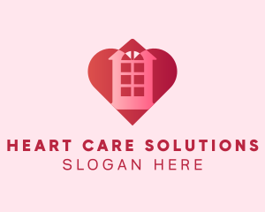 Heart Mansion Care logo design