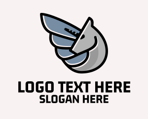 Fast - Unicorn Pegasus Gaming logo design